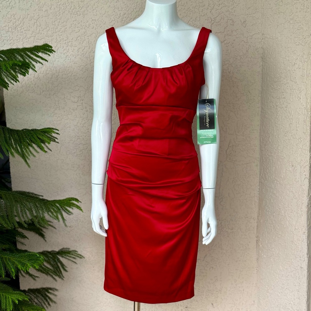 Signature by Sangria Cocktail Dress NWT